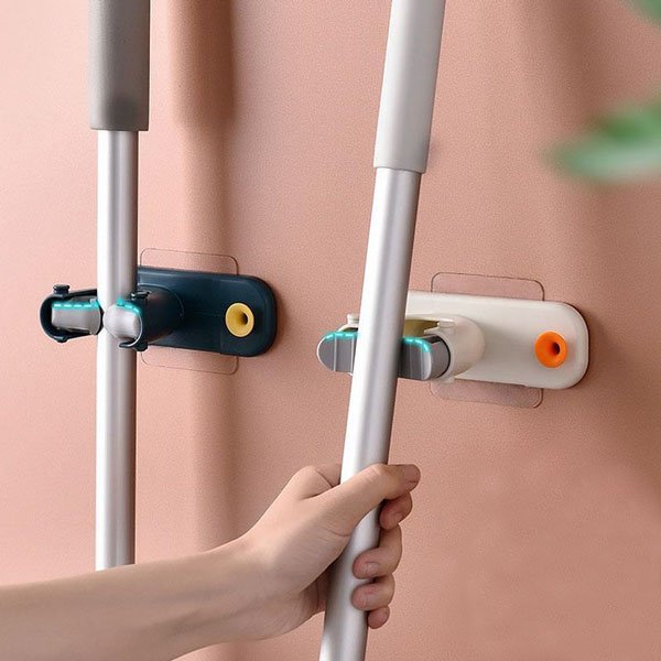 Wieszak ścienny do mopa (4PCS) - Mopy 1+1 GRATIS