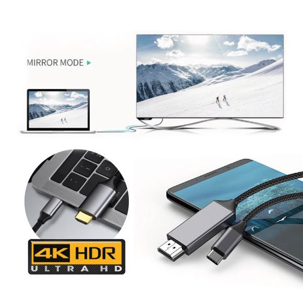 Kabel adapter USB C na HDMI 4k