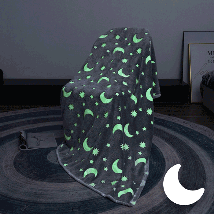 Magiczny kocyk świecący w ciemności - GlowBlanket