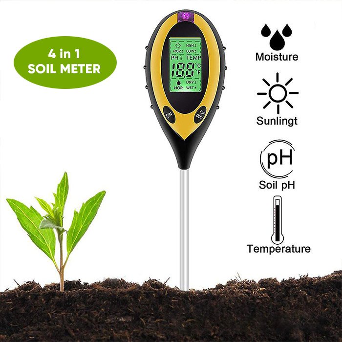 Tester gleby 4 w 1 - Soiltesty (1+1 ZA DARMO)