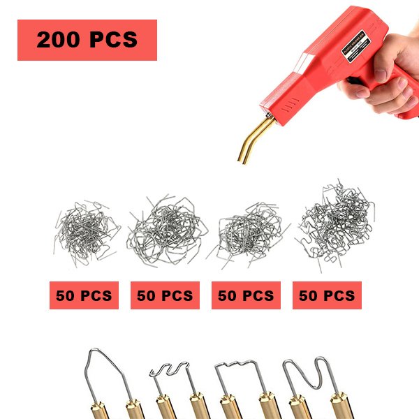 4 rodzaje zszywek - 200 sztuk - Weldystaple