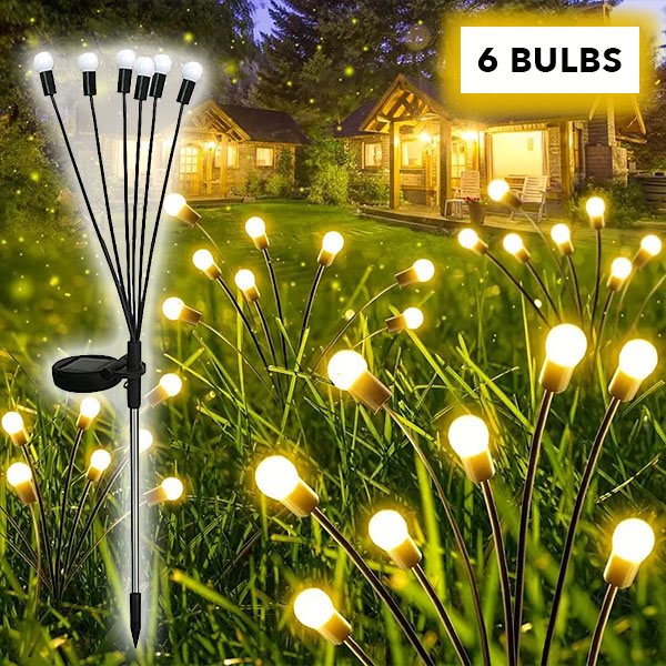 Lampy solarne LED (6 żarówek) - Firefly