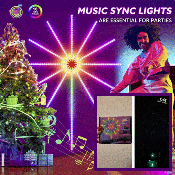 Światła LED w kolorze fajerwerków - Firework