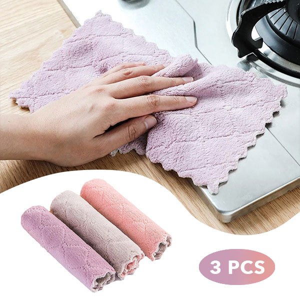 Ściereczka kuchenna z mikrofibry (3 sztuki) - Cleany