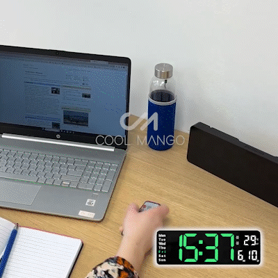 Zegar ścienny led cyfrowy - Walltime