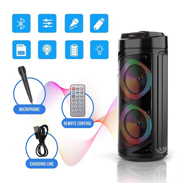 6 w 1 przenośny głośnik bluetooth - Partybox