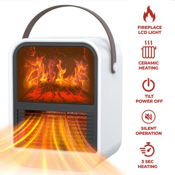 Duży grzejnik stołowy - Heatfire