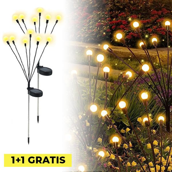 Lampy solarne LED (1 + 1 GRATIS) - Firefly