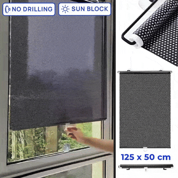 Roleta wewnętrzna do okien (125 x 50cm) - Shady